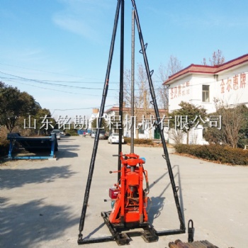 低速立式50型地質(zhì)勘探鉆機(jī) 山地丘陵工程地質(zhì)取芯鉆機(jī) 巖心鉆探機(jī)