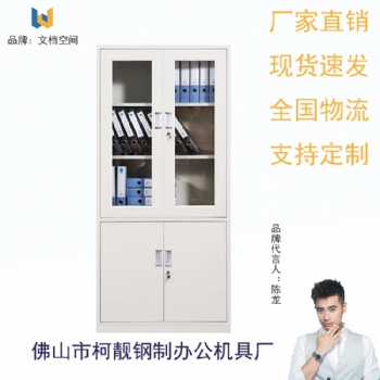 佛山廠家批發(fā)多抽帶鎖中二斗文件柜鐵柜資料柜保密檔案柜子鋼制材質(zhì)