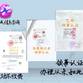 周年申報表烏拉圭領事認證