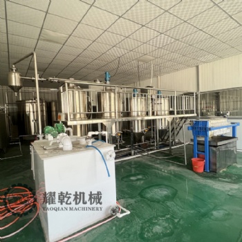 葷油精煉設(shè)備 動物粗油精煉去雜質(zhì)設(shè)備 油好色澤潔白