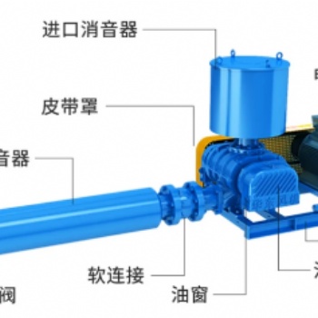 魚塘曝氣羅茨鼓風(fēng)機(jī)廠家