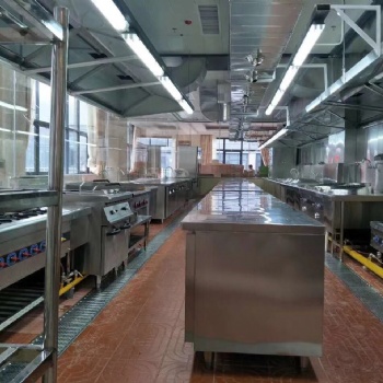 廣州唐閣酒店酒樓大型企業(yè)職工食堂商用廚房設(shè)備清洗油煙機(jī)煙管管道煙罩